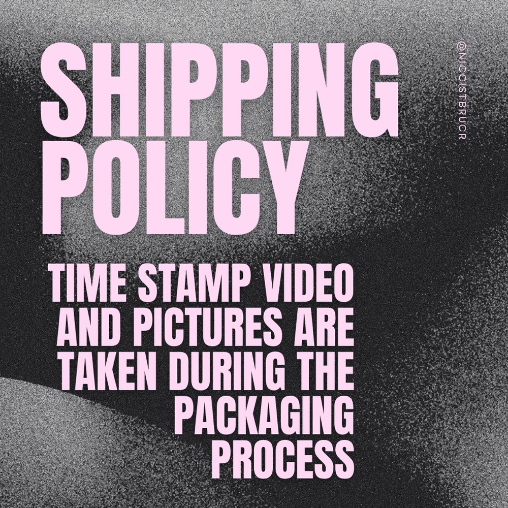 **Shipping Policy**
